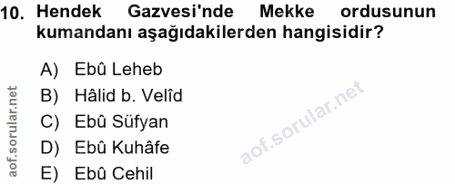 Soru 10