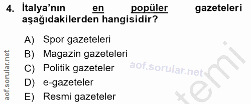 Soru 4