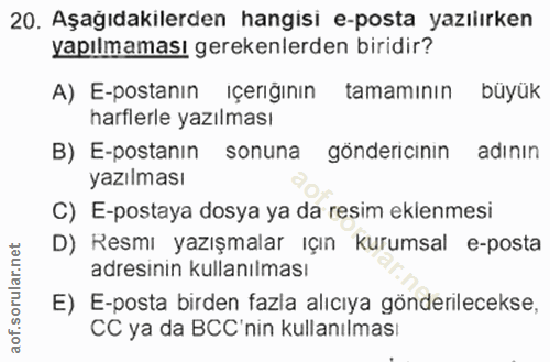 Soru 20