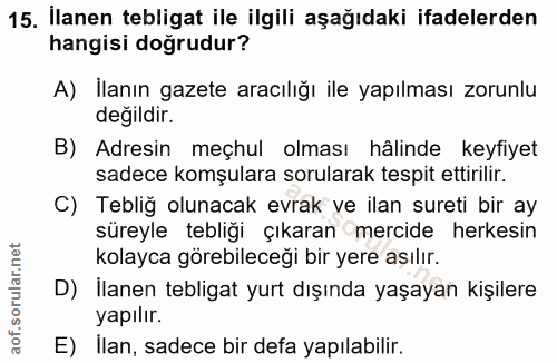 Soru 15