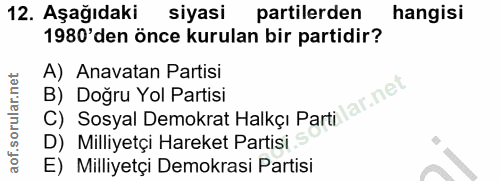Soru 12