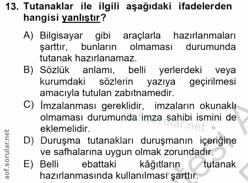 Soru 13