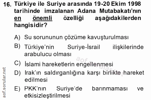 Soru 16