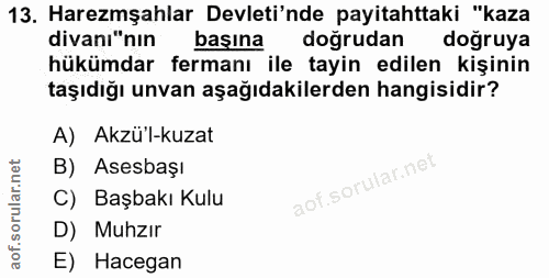 Soru 13