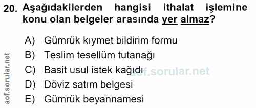 Soru 20