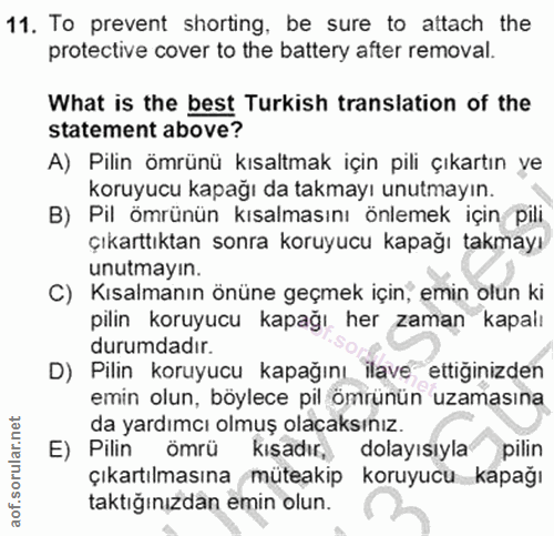 Soru 11