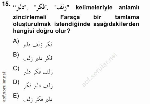 Soru 15