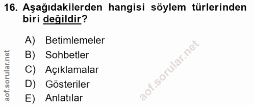 Soru 16