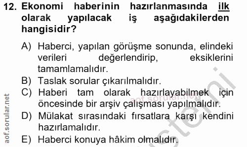 Soru 12