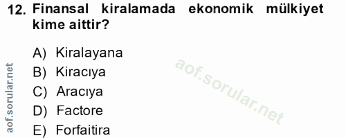 Soru 12