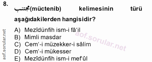 Soru 8