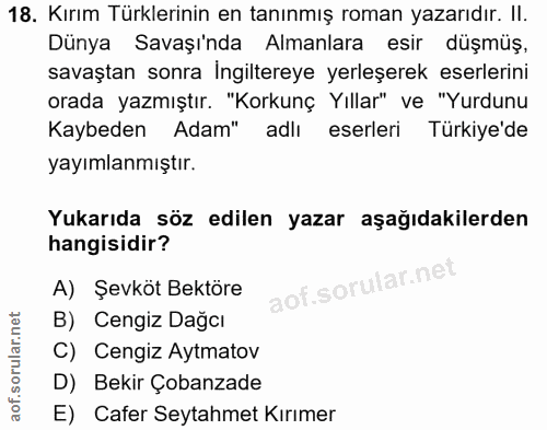 Soru 18