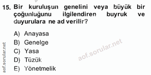 Soru 15