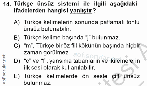 Soru 14