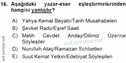 Soru 16