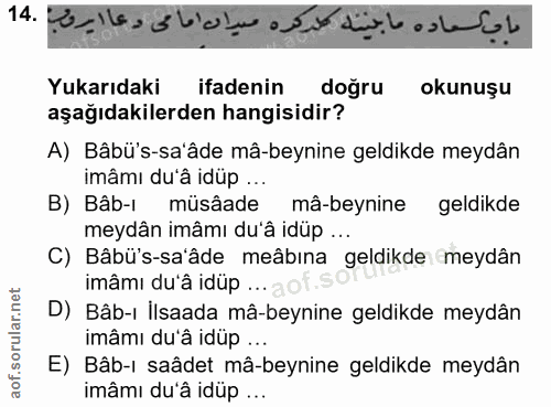 Soru 14