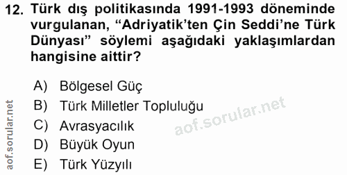 Soru 12