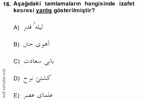 Soru 16