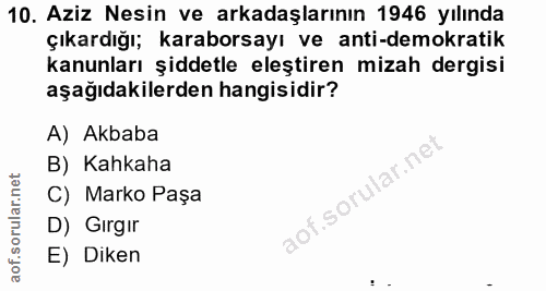 Soru 10