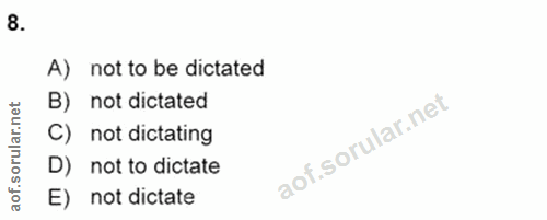 Soru 8