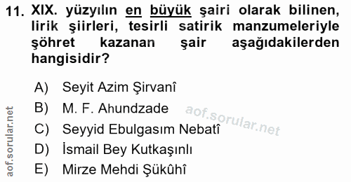 Soru 11