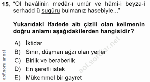 Soru 15
