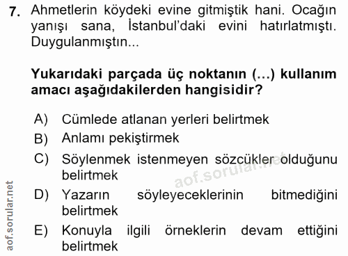 Soru 7