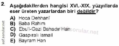 Soru 2