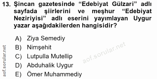 Soru 13