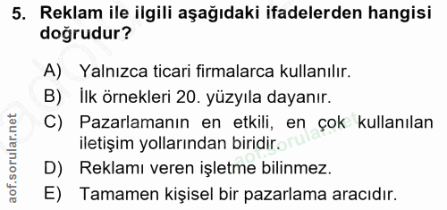 Soru 5