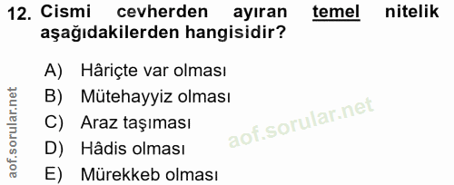 Soru 12