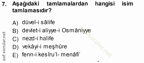 Soru 7