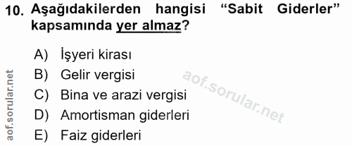 Soru 10