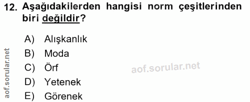Soru 12