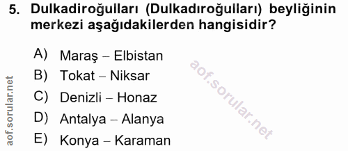 Soru 5