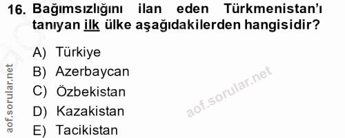 Soru 16