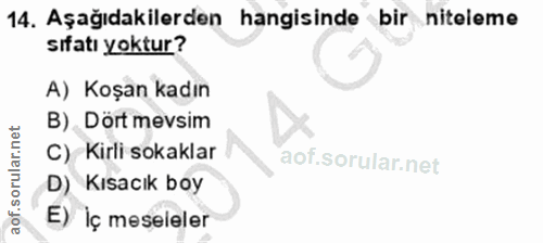 Soru 14