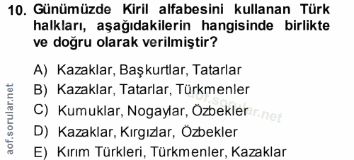 Soru 10