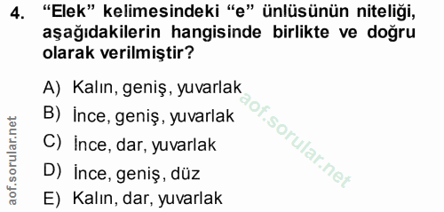 Soru 4