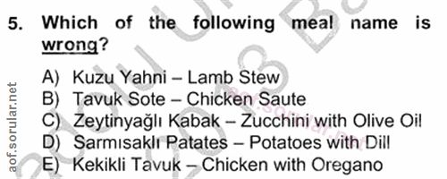 Soru 5