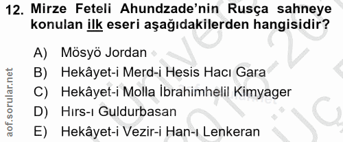 Soru 12