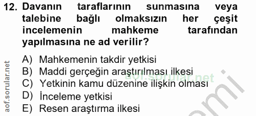 Soru 12