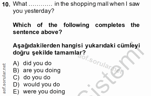 Soru 10
