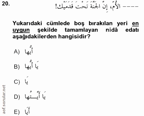 Soru 20
