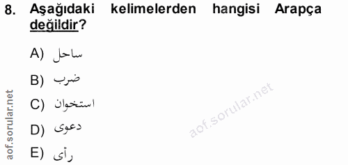 Soru 8