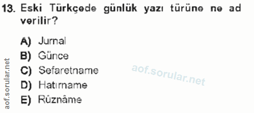Soru 13