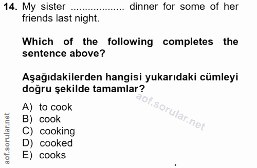 Soru 14
