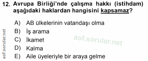 Soru 12