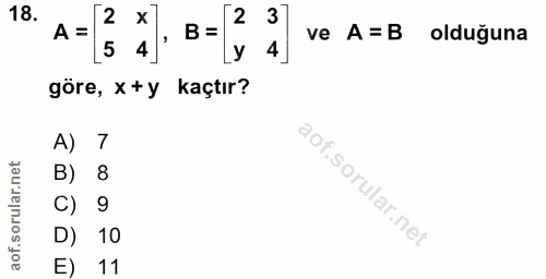 Soru 18