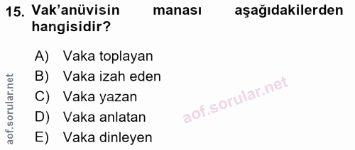 Soru 15